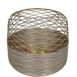 Kaheku Windlicht groß Fia gold
