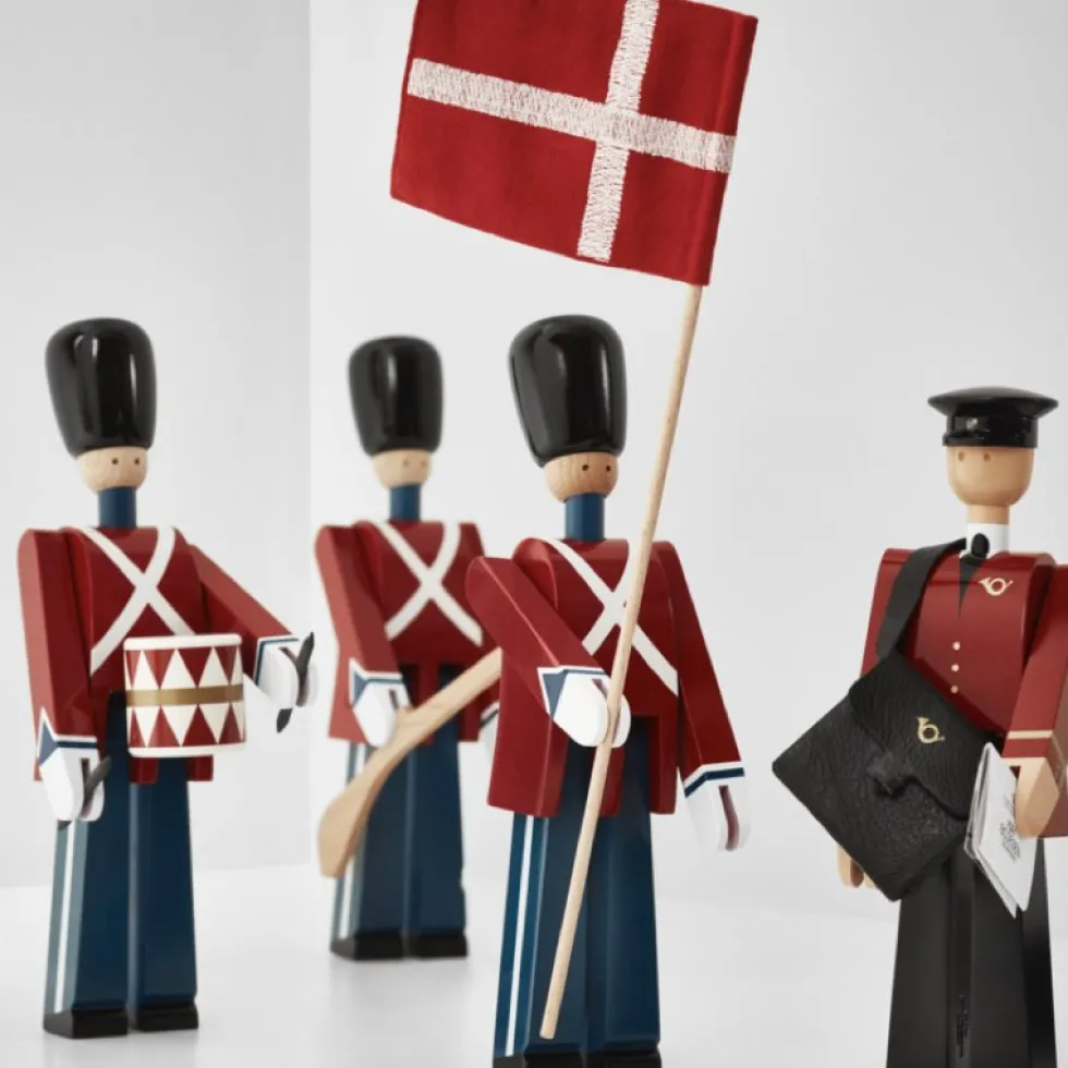 Kay Bojesen Fahnenträger Höhe 22 cm
