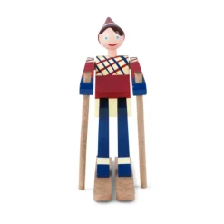 Kay Bojesen Skiläuferin Datti rot Höhe 15 cm