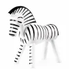 Kay Bojesen Zebra schwarz weiß Höhe 14 cm