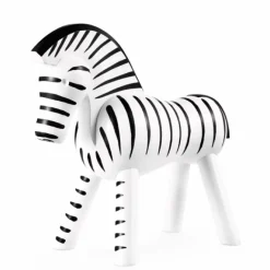 Kay Bojesen Zebra schwarz weiß Höhe 14 cm