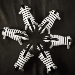 Kay Bojesen Zebra schwarz weiß Höhe 14 cm