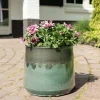 Keramik Blumentopf 3er Set Anouk grün