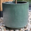 Keramik Blumentopf 3er Set Iona türkis