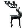 Kerzenhalter Rentier RUDOLF schwarz Höhe 49 cm