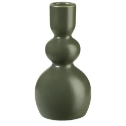 Kerzenhalter Stabkerzen COMO ASA grün matt H 15 cm