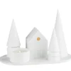 Kerzenhalter Weihnachtsdeko Räder Design WALDHÜTTE L 18 cm
