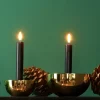 Kerzenständer gold rund LAYER GiftCompany Durchmesser 14 cm