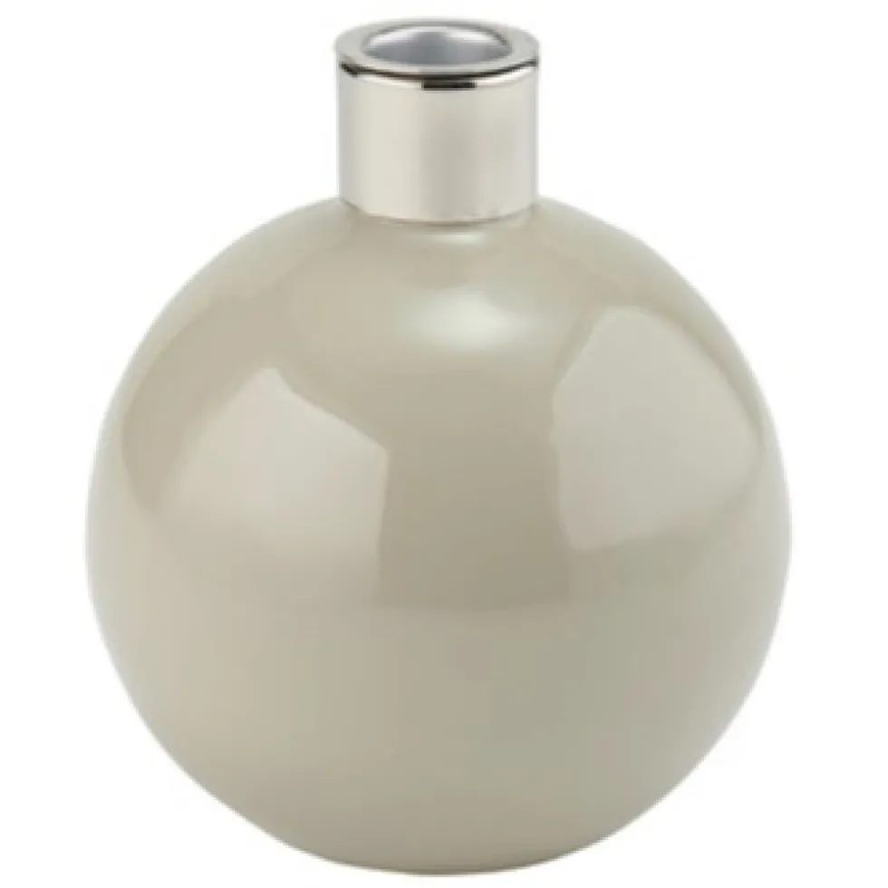 Kerzenständer Saigon sandstone silber