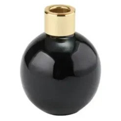 Kerzenständer Saigon schwarz gold