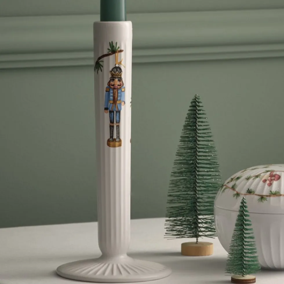 Kerzenständer Weihnachten Kähler Porzellan Hammershoi Höhe 20 cm