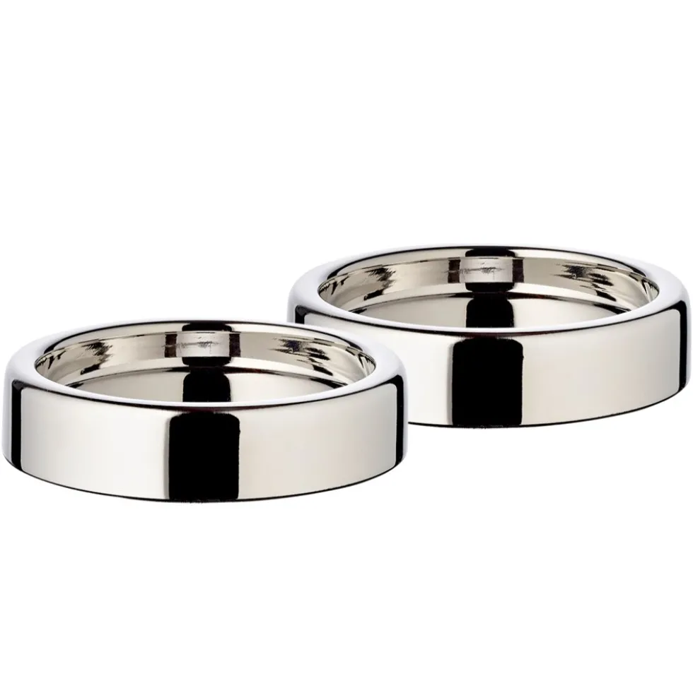 Kerzenteller 2er Set Sanremo Edzard vernickelt