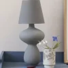 Kähler Balustre Tischlampe anthrazit Höhe 44 cm