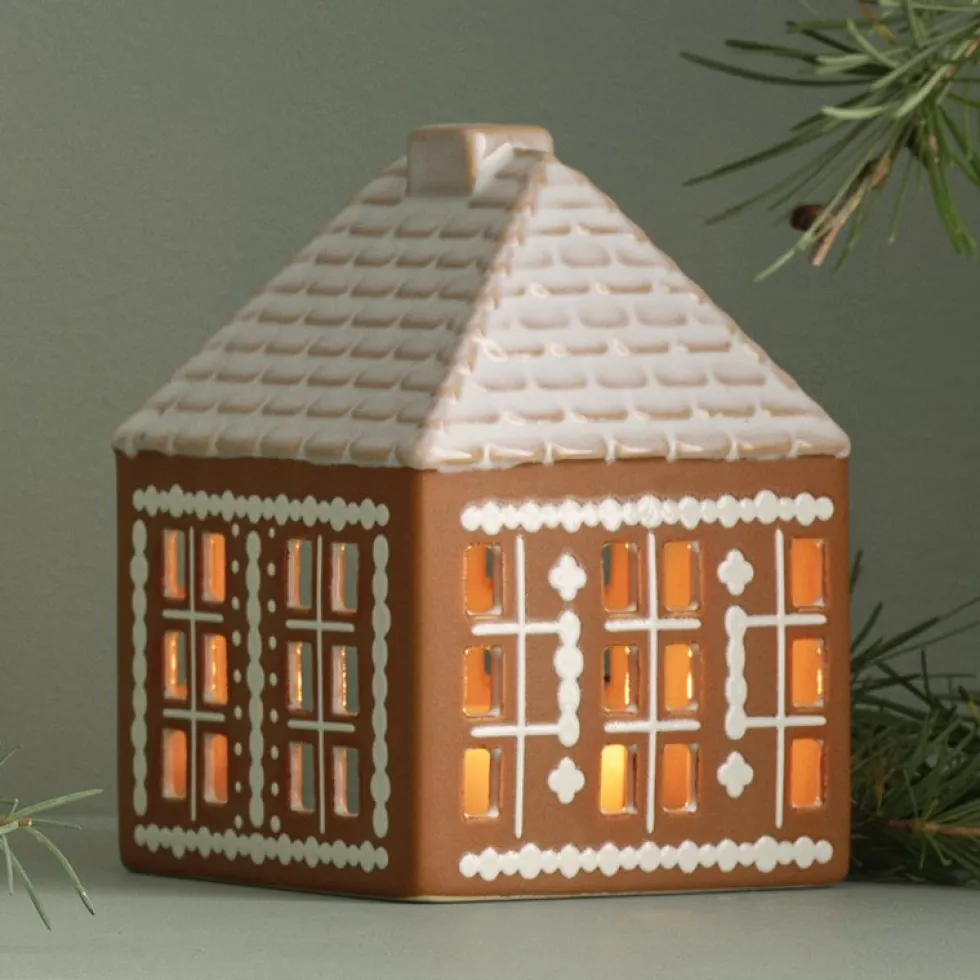 Kähler Lichthaus GINGERBREAD Höhe 12 cm