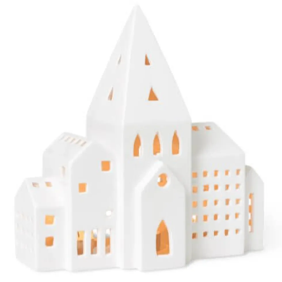 Kähler Lichthaus Keramik CITY Urbania Höhe 21 cm