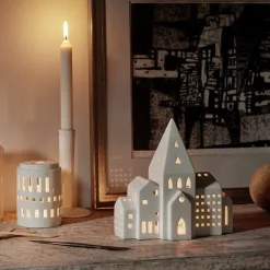 Kähler Lichthaus Keramik CITY Urbania Höhe 21 cm