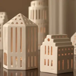 Kähler Lichthaus Keramik LONG CHURCH Urbania H 11 cm