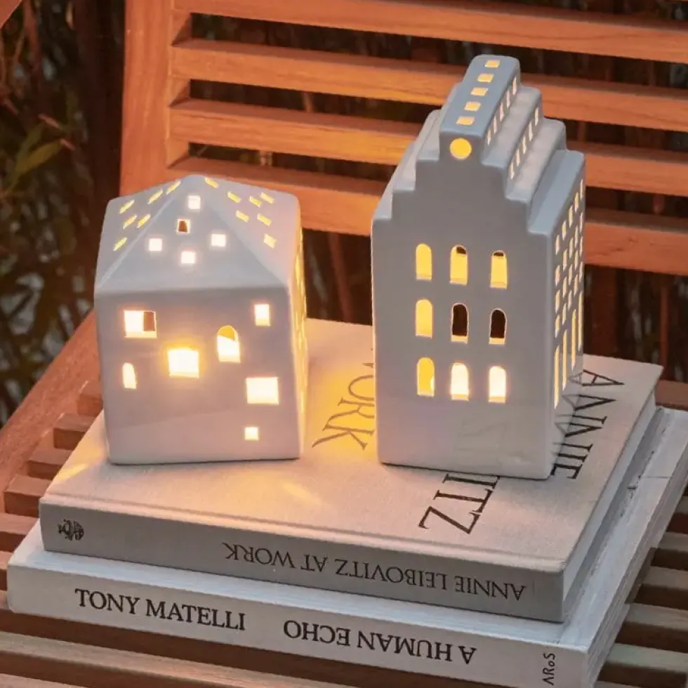 Kähler Lichthaus Keramik MANOR Urbania Höhe 17 cm