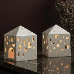 Kähler Lichthaus Keramik TOWN HOUSE Urbania H 12 cm
