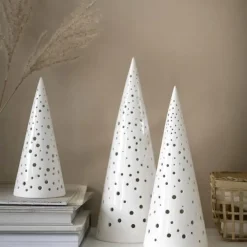 Kähler Teelichthalter Nobili schneeweiß