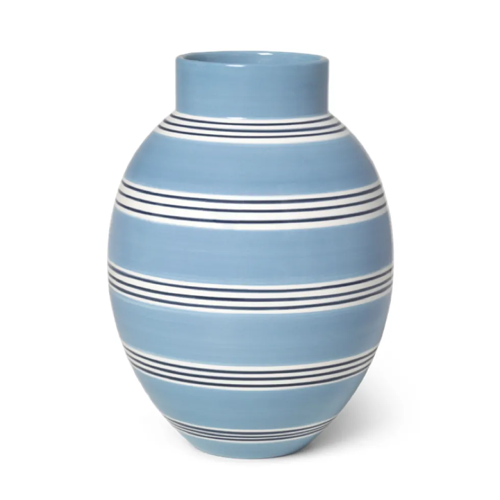 Kähler Vase blau OMAGGIO NUOVO Höhe 30 cm