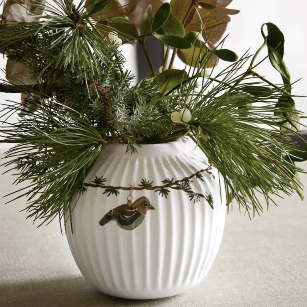 Kähler Vase Hammershoi Christmas Höhe 13 cm