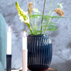Kähler Vase Hammershoi indigo Höhe 20 cm