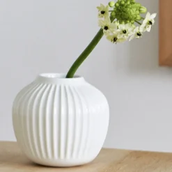 Kähler Vase Hammershoi weiß Höhe 12 cm