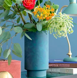 Kähler Vase Kabell indigo