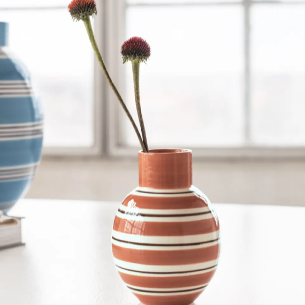 Kähler Vase Omaggio nuovo NUOVO terracotta Höhe 14 cm