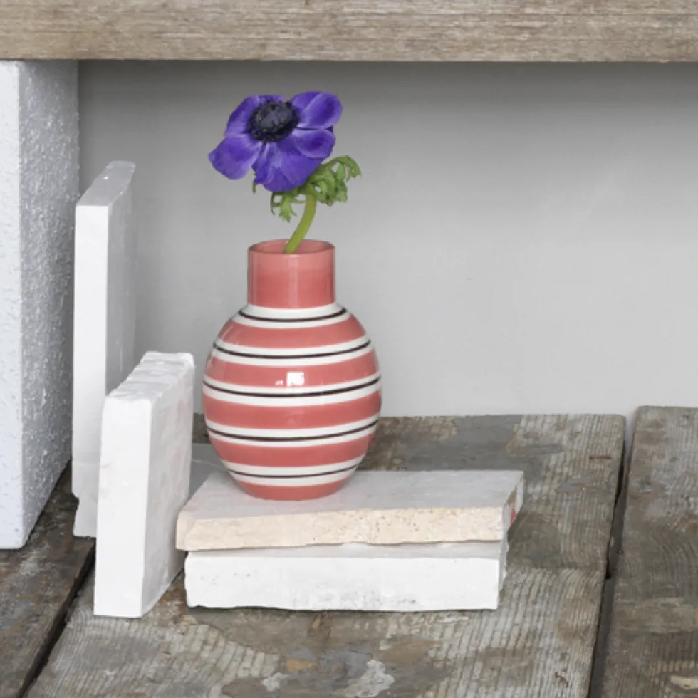 Kähler Vase Omaggio nuovo NUOVO terracotta Höhe 14 cm