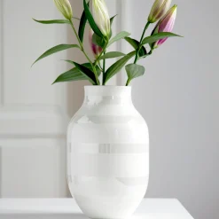 Kähler Vase Omaggio pearl Höhe 20 cm