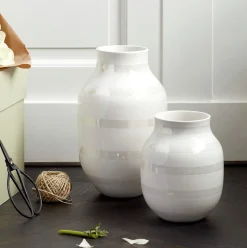 Kähler Vase Omaggio pearl Höhe 20 cm