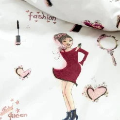 Kinderbettwäsche 135×200 cm Girly FASHION pink