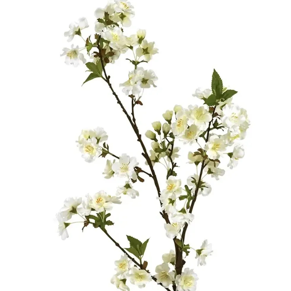 Kirschblüte Zweig künstlich weiß 94 cm