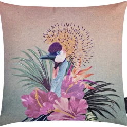 Kissen BOTANICAL PARADIESVOGEL Magma 40×40