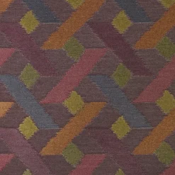 Kissen ECLIPSE AXIS magenta mit Pompoms bleu 40×40 cm