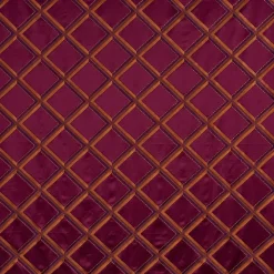 Kissen ENCORE port wine mit Stehsaum 50×50 cm