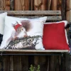 Kissenhülle Apelt Montana rot 46×46 cm