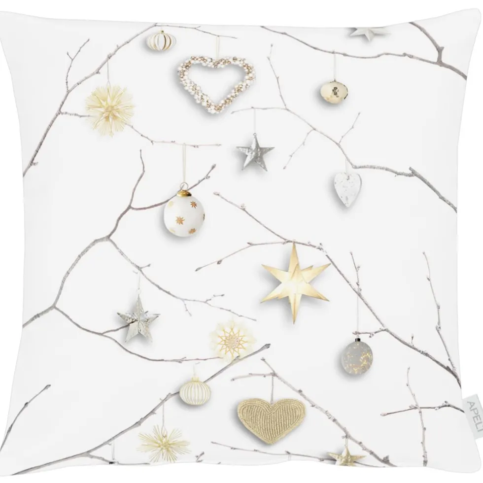 Kissenhülle von Apelt Weihnachten 3750 weiß 46×46 cm