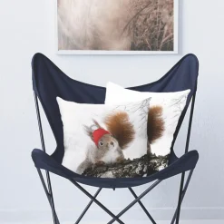 Kissenhülle von Apelt Winter 3702 Eichhörnchen 46×46 cm
