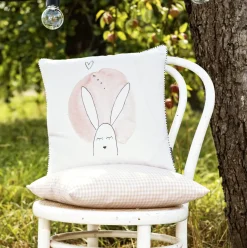 Kissen LANGOHR Magma rosé 40×40