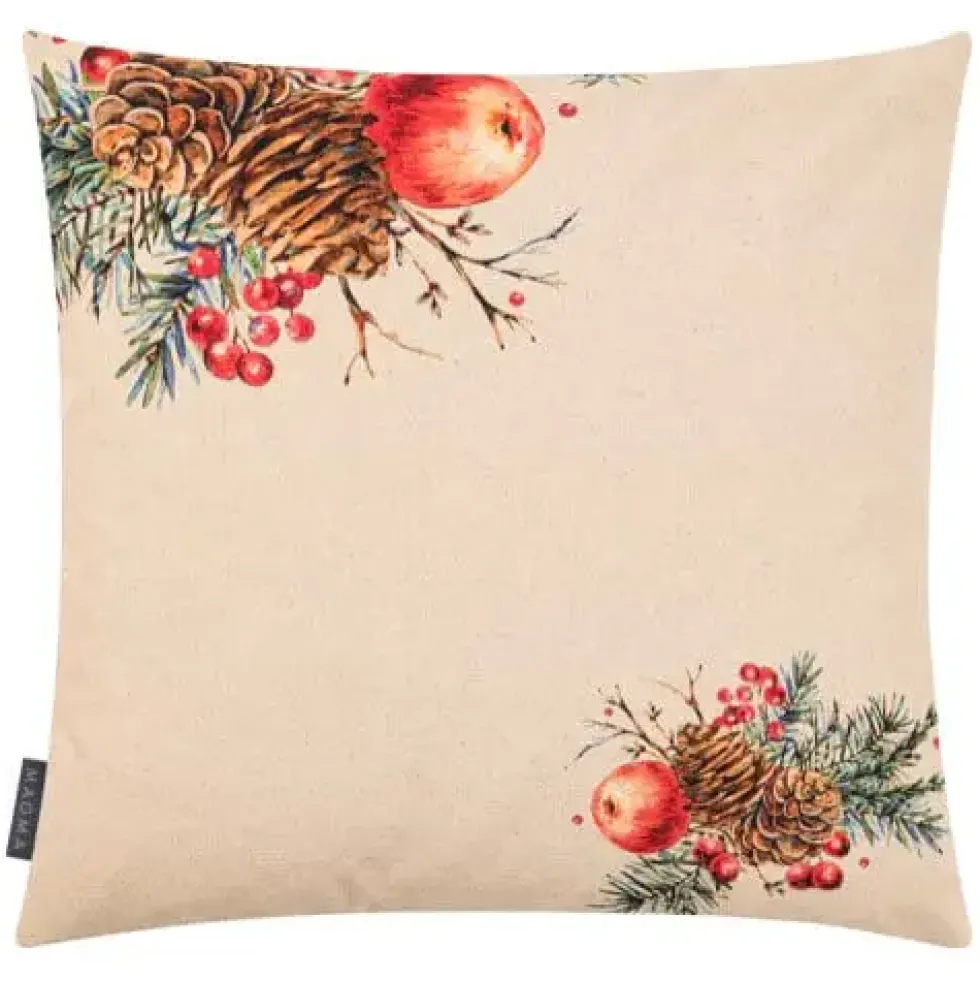 Kissen Magma COUNTRY XMAS Apfel natur 50 x 50 cm