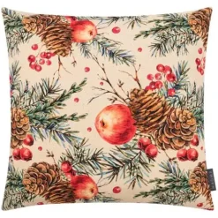 Kissen Magma COUNTRY XMAS Apfel natur 50 x 50 cm