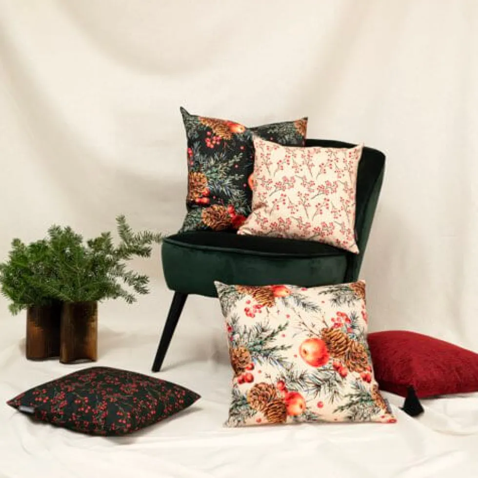 Kissen Magma COUNTRY XMAS Apfel natur 50 x 50 cm