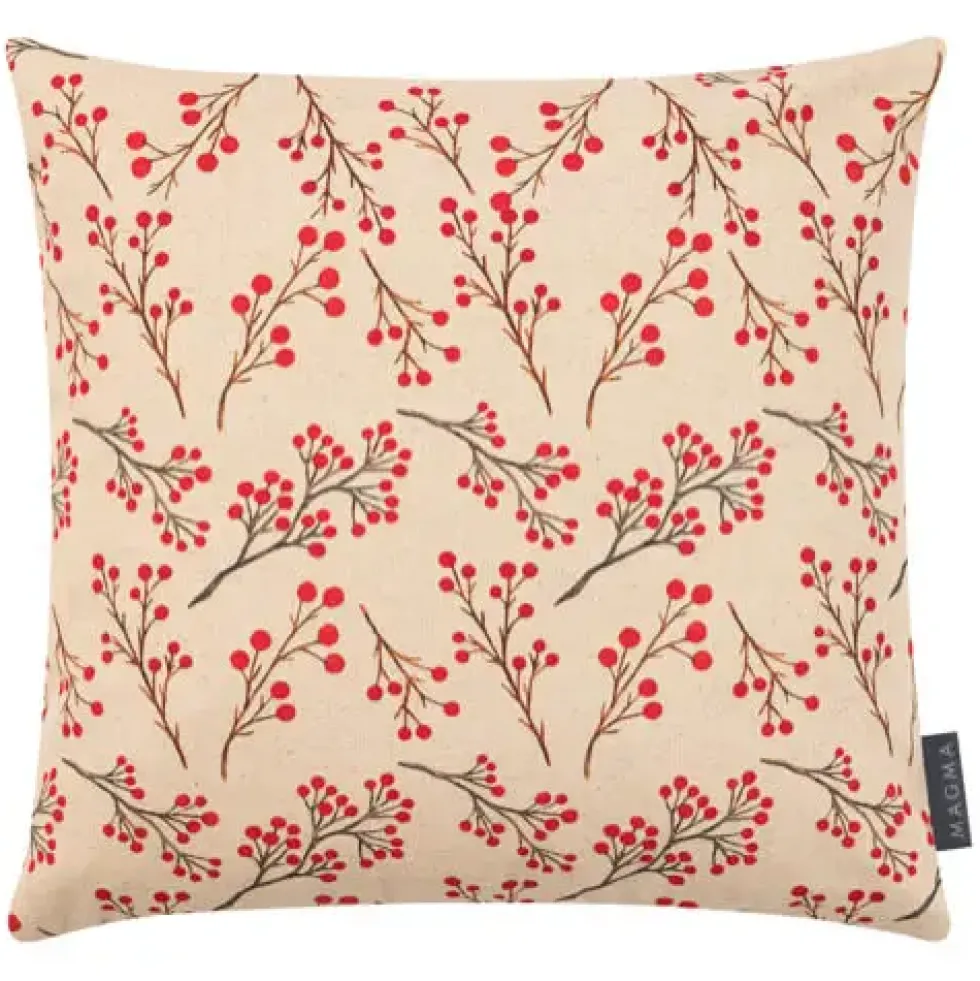 Kissen Magma COUNTRY XMAS Berries natur 40×40 cm
