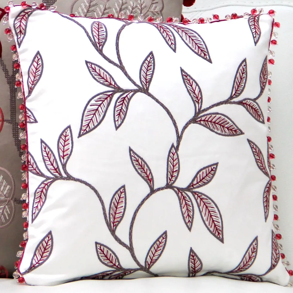 Kissen mit Glasperlenborte 40×40 cm Pimlico Sutherland