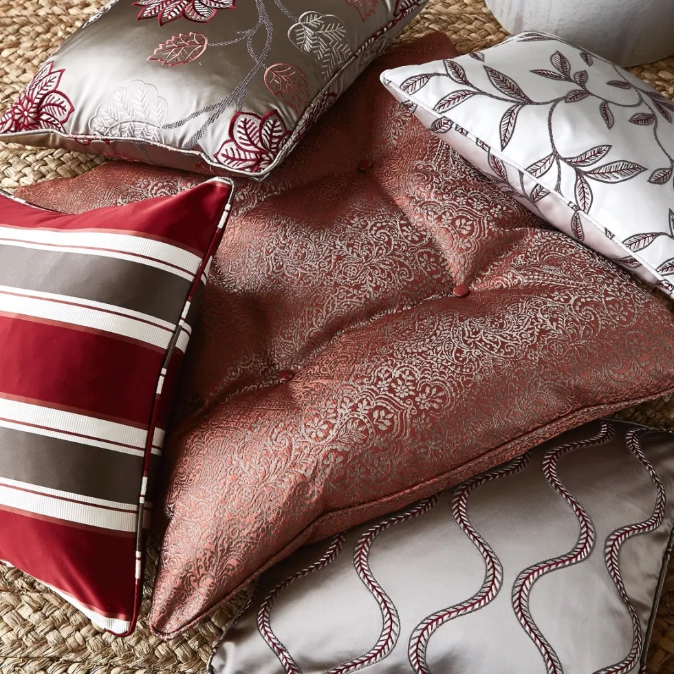 Kissen mit Glasperlenborte 40×40 cm Pimlico Sutherland