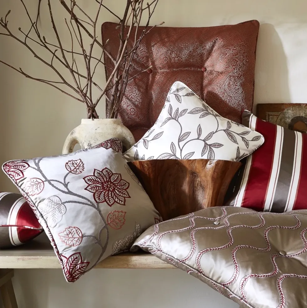 Kissen mit Glasperlenborte 40×40 cm Pimlico Sutherland