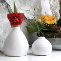 Kleine Vase weiß